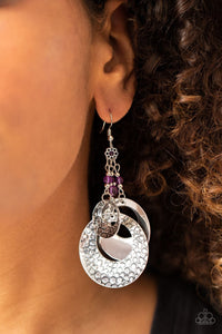 Wanderlust Garden - purple - Paparazzi earrings - Glitzygals5dollarbling Paparazzi Boutique 