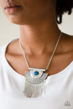 Paparazzi Necklace ~ When In ROAM - Blue - Glitzygals5dollarbling Paparazzi Boutique 