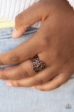 Fanciful Flower Gardens - copper - Paparazzi ring - Glitzygals5dollarbling Paparazzi Boutique 