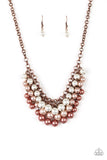 Paparazzi Run For The HEELS! Copper Pearl Necklace - Glitzygals5dollarbling Paparazzi Boutique 