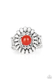 Paparazzi Poppy Pep - Red Ring - Glitzygals5dollarbling Paparazzi Boutique 