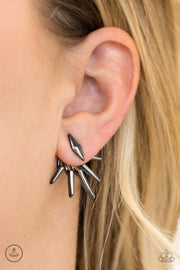 Paparazzi “Extra Electric” Black Post Earrings - Glitzygals5dollarbling Paparazzi Boutique 