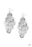 Paparazzi Uptown Edge Silver Earrings - Glitzygals5dollarbling Paparazzi Boutique 