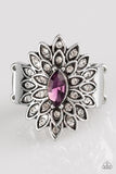 Paparazzi Blooming Fireworks Purple Ring - Glitzygals5dollarbling Paparazzi Boutique 