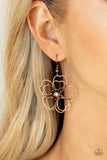 Petal Power Copper ~ Paparazzi Earrings - Glitzygals5dollarbling Paparazzi Boutique 