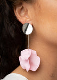 Paparazzi Earrings ~ Petal Pathways - Pink - Glitzygals5dollarbling Paparazzi Boutique 