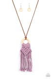 Crafty Couture Purple ~ Paparazzi Necklace - Glitzygals5dollarbling Paparazzi Boutique 