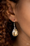 Paparazzi Play the FAME Brown Earrings - Glitzygals5dollarbling Paparazzi Boutique 