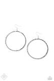 Paparazzi Wide Curves Ahead Silver Earrings Fashion Fix Exclusive - Glitzygals5dollarbling Paparazzi Boutique 