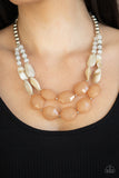 Paparazzi Seacoast Sunset - Brown Necklace - Glitzygals5dollarbling Paparazzi Boutique 