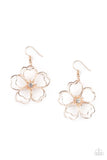 Petal Power - rose gold - Paparazzi earrings - Glitzygals5dollarbling Paparazzi Boutique 
