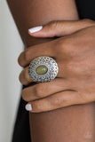 Paparazzi Hello, Sunshine - Green Stone - Ring - Glitzygals5dollarbling Paparazzi Boutique 