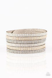 Paparazzi Fight Fire With Fire Silver Urban Bracelet - Glitzygals5dollarbling Paparazzi Boutique 