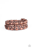 Texture Throwdown - copper - Paparazzi bracelet - Glitzygals5dollarbling Paparazzi Boutique 
