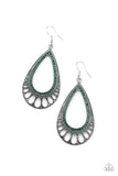Paparazzi Royal Finesse Green Earrings - Glitzygals5dollarbling Paparazzi Boutique 