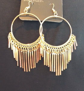 Paparazzi Sol Food Gold Earrings - Glitzygals5dollarbling Paparazzi Boutique 