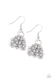 Party Posh Princess - Silver Earrings - Glitzygals5dollarbling Paparazzi Boutique 