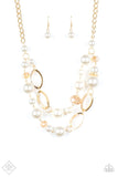 Paparazzi Necklace ~ High Roller Status - Gold - Fashion Fix August 2020 - Glitzygals5dollarbling Paparazzi Boutique 