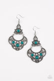 Paparazzi Garden State Glow - Green Earrings - Glitzygals5dollarbling Paparazzi Boutique 