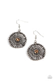 Tangible Twinkle Brown ~ Paparazzi Earring - Glitzygals5dollarbling Paparazzi Boutique 