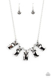 Paparazzi Necklace ~ Celestial Royal - Silver - Glitzygals5dollarbling Paparazzi Boutique 