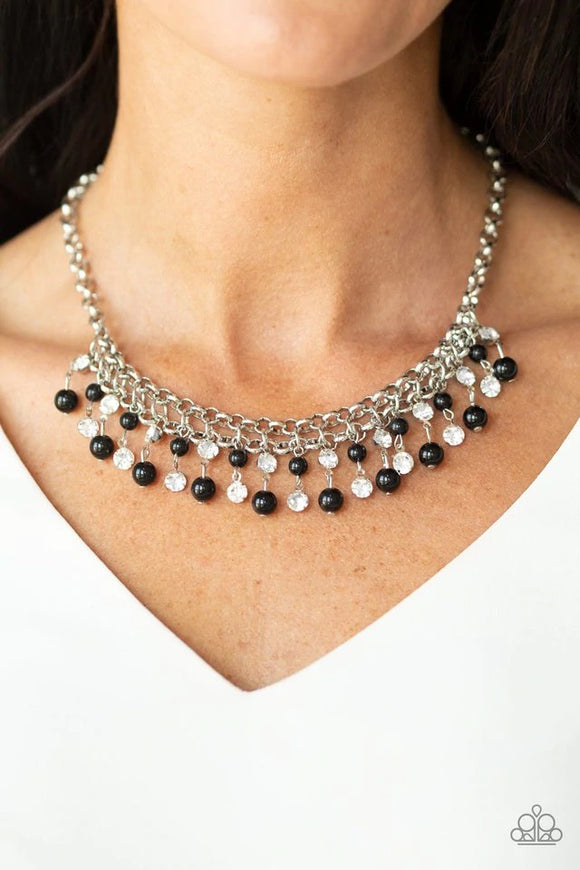 Paparazzi Necklace ~ You May Kiss The Bride - Black - Glitzygals5dollarbling Paparazzi Boutique 