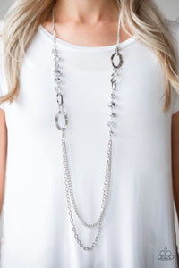 MODERN GIRL GLAM - SILVER NECKLACE - Glitzygals5dollarbling Paparazzi Boutique 