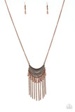Paparazzi Happy Is The Huntress - Copper Necklace - Glitzygals5dollarbling Paparazzi Boutique 