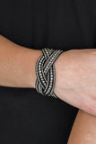 Paparazzi Bracelet ~ Bring On The Bling - Black Hematite stones - Glitzygals5dollarbling Paparazzi Boutique 