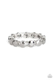 Paparazzi Glitzy Glamorous Silver Hematite Bracelet - Glitzygals5dollarbling Paparazzi Boutique 