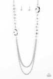 MODERN GIRL GLAM - SILVER NECKLACE - Glitzygals5dollarbling Paparazzi Boutique 