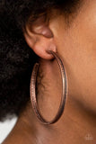 Paparazzi Earring ~ Midtown Marvel - Copper - Glitzygals5dollarbling Paparazzi Boutique 