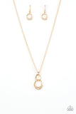 Rockefeller Royal - gold - Paparazzi necklace - Glitzygals5dollarbling Paparazzi Boutique 