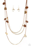 Alluring Luxe Brown ~ Paparazzi Necklace - Glitzygals5dollarbling Paparazzi Boutique 