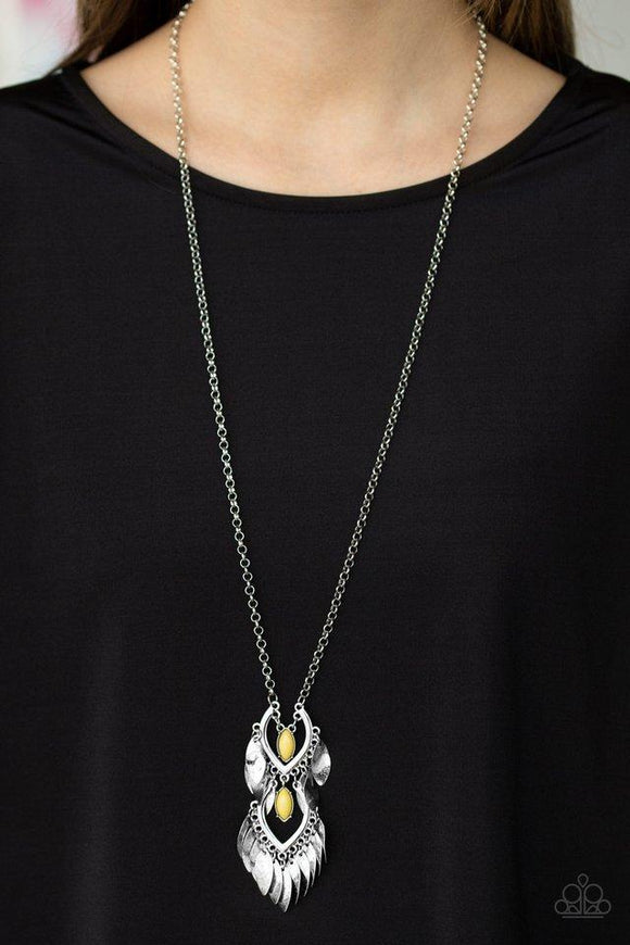 Paparazzi Necklace ~ Summer SOUL-stice - Yellow - Glitzygals5dollarbling Paparazzi Boutique 