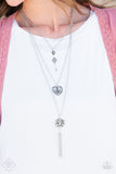 Paparazzi Love Opens All Doors – Pink Silver Heart Filigree Layered Necklace – FASHION FIX OCTOBER 2018 – GLIMPSES OF MALIBU - Glitzygals5dollarbling Paparazzi Boutique 