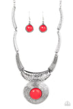 EMPRESS-ive Resume Red ~ Paparazzi Necklace - Glitzygals5dollarbling Paparazzi Boutique 