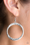 Paparazzi “Wildly Wild-lust” Silver Earrings - Glitzygals5dollarbling Paparazzi Boutique 