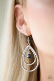 REIGN On My Parade - blue - Paparazzi earrings - Glitzygals5dollarbling Paparazzi Boutique 