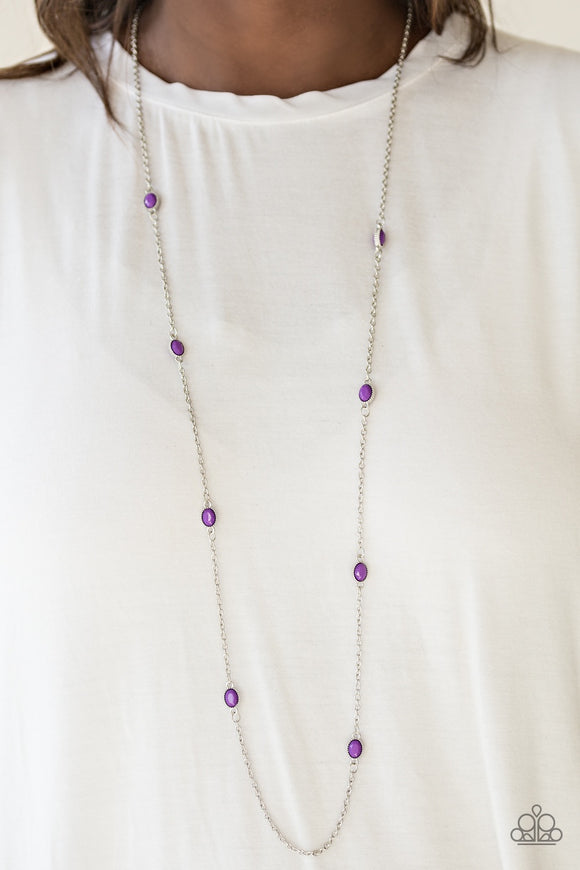 Paparazzi In Season Purple Necklace - Glitzygals5dollarbling Paparazzi Boutique 