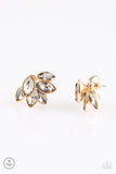 Paparazzi Fanciest Of Them All Post Earrings Gold - Glitzygals5dollarbling Paparazzi Boutique 