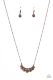 Melodic Metallics - copper - Paparazzi necklace - Glitzygals5dollarbling Paparazzi Boutique 