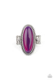 Paparazzi Oval Oasis - Purple - Ring - Glitzygals5dollarbling Paparazzi Boutique 