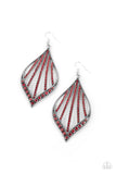 Paparazzi Showcase Sparkle - Red - Earrings - Glitzygals5dollarbling Paparazzi Boutique 