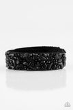 Totally Crushed It Black Urban Bracelet - Glitzygals5dollarbling Paparazzi Boutique 