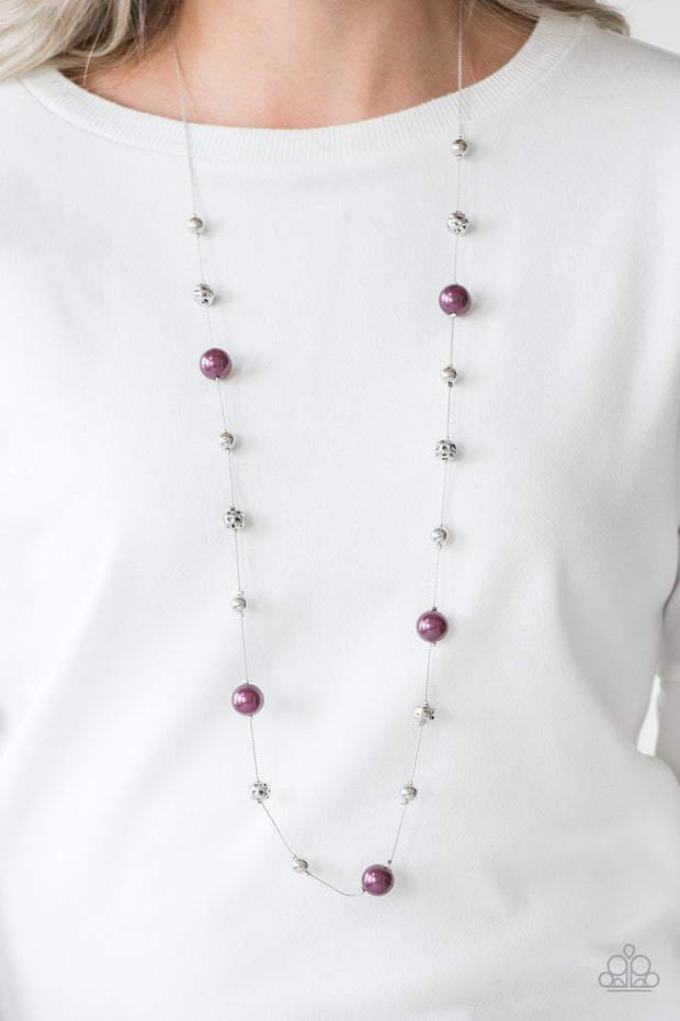 Paparazzi Eloquently Eloquent Purple Necklace - Glitzygals5dollarbling Paparazzi Boutique 