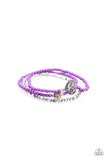 Paparazzi Lover’s Loot Purple Beaded Bracelet - Glitzygals5dollarbling Paparazzi Boutique 