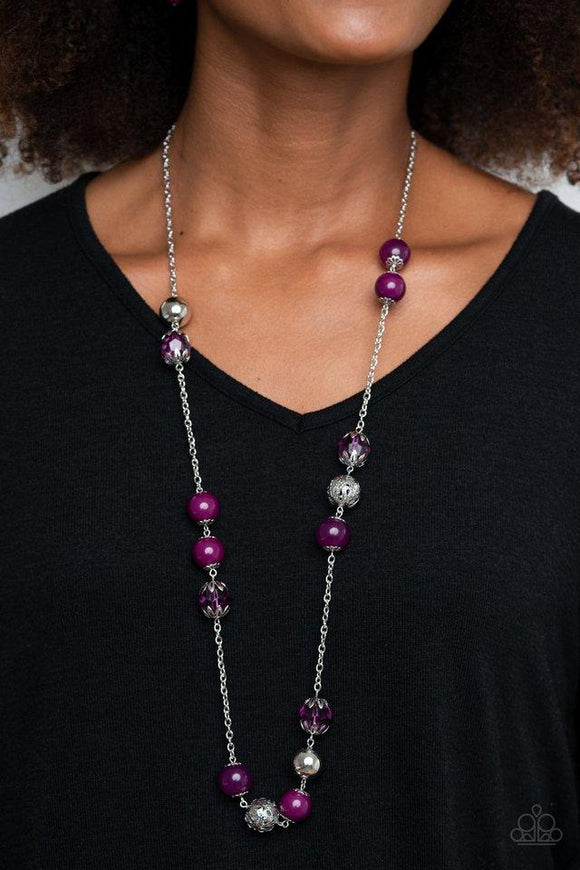 Paparazzi Necklace ~ Fruity Fashion - Purple - Glitzygals5dollarbling Paparazzi Boutique 