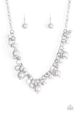 Paparazzi The Upstater Silver Necklace - Glitzygals5dollarbling Paparazzi Boutique 