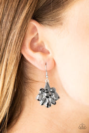 Paparazzi “Fiercely Famous” Silver Earrings - Glitzygals5dollarbling Paparazzi Boutique 